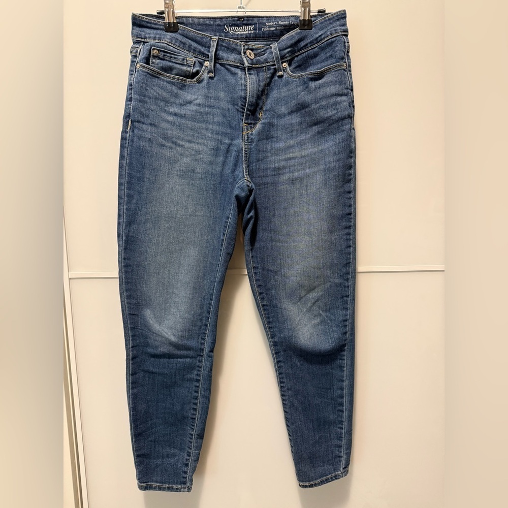 Levi's Signature Strauss Blue Skinny Jeans